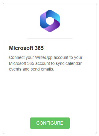 Microsoft 365 Email and Calendar Integration in WriteUpp - Site ...
