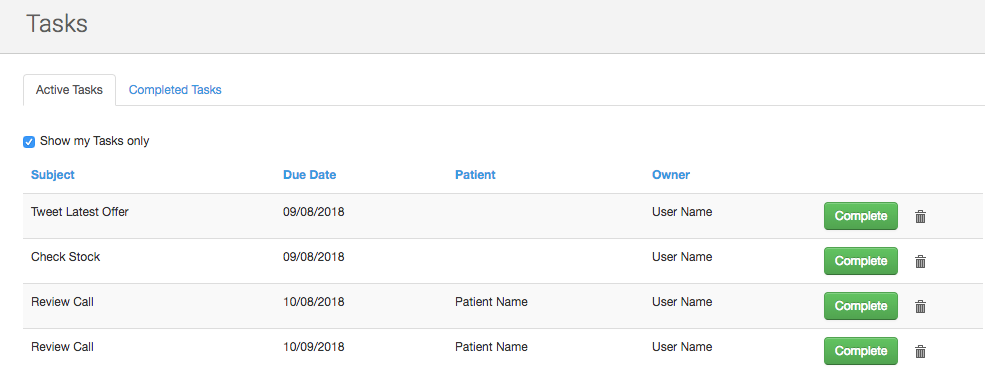 How do I view my tasks?