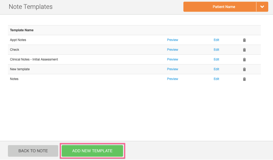 Pten Note Template How do I set up Note Templates?
