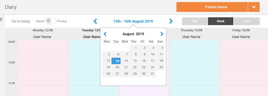 First Available Appointments How do I book an appointment in the past?