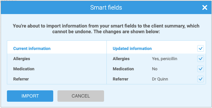 Adding custom fields to an assessment as smart fields