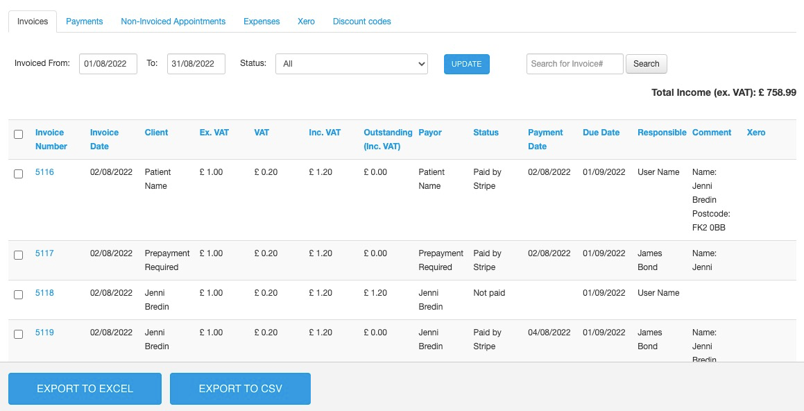 Viewpoint Invoice Import How do I export invoices to my accounting system if I don't use Xero?
