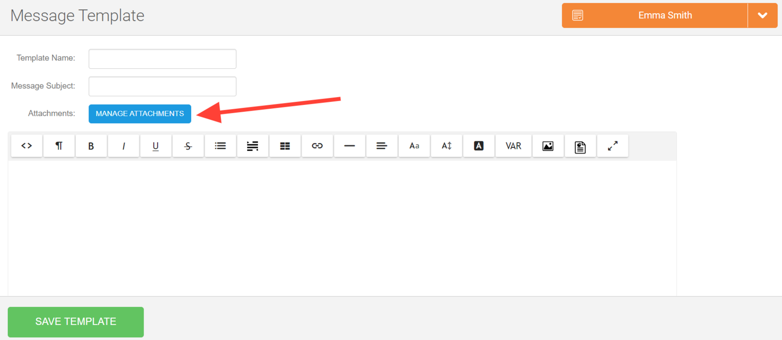 How to Attach Files from File Storage to Email Templates