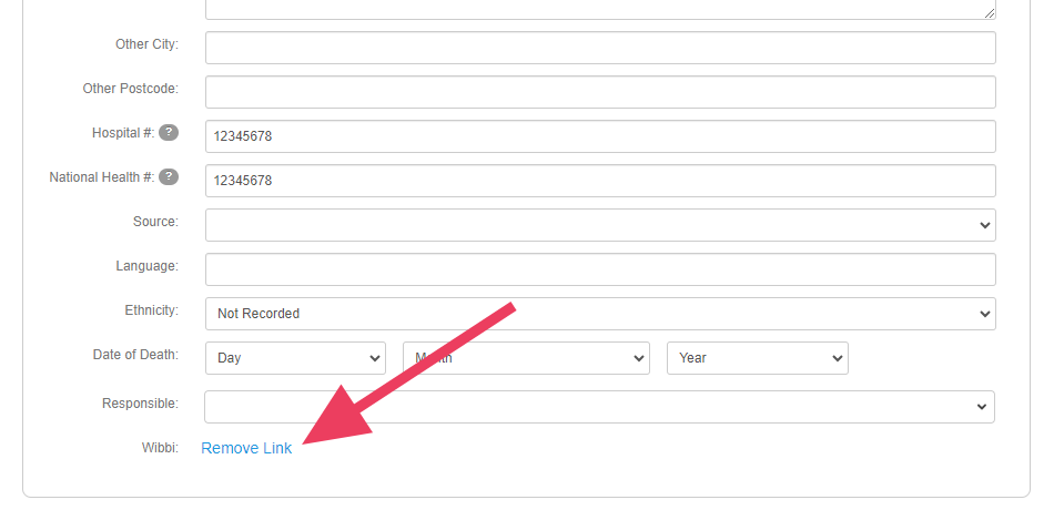 Disconnecting Wibbi from WriteUpp